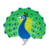 Google(Android) Peacock Emoji