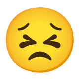 Google(Android) Persevering Face Emoji