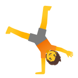 Google(Android) Person Cartwheeling Emoji