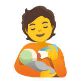 Google(Android) Person Feeding Baby Emoji