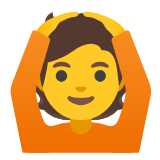 Google(Android) Person Gesturing Ok Emoji