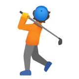 Google(Android) Person Golfing Emoji