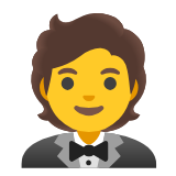 Google(Android) Person In Tuxedo Emoji