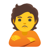 Google(Android) Person Pouting Emoji