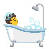 Google(Android) Person Taking Bath Emoji