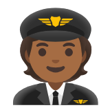 Google(Android) Pilot: Medium-Dark Skin Tone Emoji