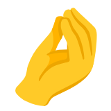 Google(Android) Pinched Fingers Emoji