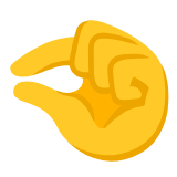 Google(Android) Pinching Hand Emoji