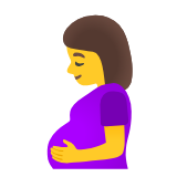 Google(Android) Pregnant Woman Emoji