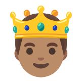 Google(Android) Prince: Medium Skin Tone Emoji