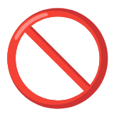 Google(Android) Prohibited Emoji