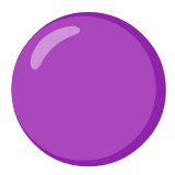 Google(Android) Purple Circle Emoji