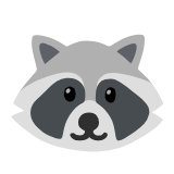 Google(Android) Raccoon Emoji