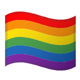 Google(Android) Rainbow Flag Emoji