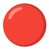 Google(Android) Red Circle Emoji