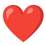 Google(Android) Red Heart Emoji