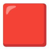 Google(Android) Red Square Emoji