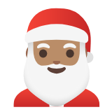 Google(Android) Santa Claus: Medium Skin Tone Emoji