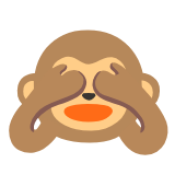 Google(Android) See-No-Evil Monkey Emoji