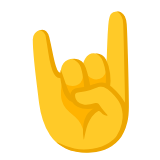 Google(Android) Sign Of The Horns Emoji