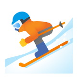 Google(Android) Skier Emoji