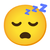 Google(Android) Sleeping Face Emoji