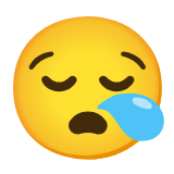 Google(Android) Sleepy Face Emoji