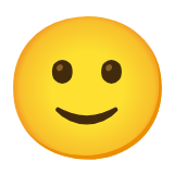 Google(Android) Slightly Smiling Face Emoji