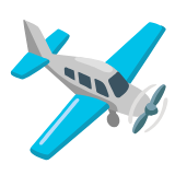 Google(Android) Small Airplane Emoji