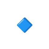 Google(Android) Small Blue Diamond Emoji