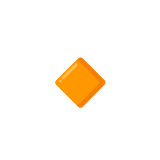 Google(Android) Small Orange Diamond Emoji