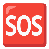 Google(Android) Sos Button Emoji