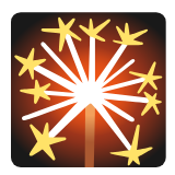 Google(Android) Sparkler Emoji