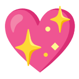 Google(Android) Sparkling Heart Emoji