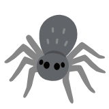 Google(Android) Spider Emoji