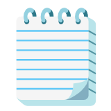 Google(Android) Spiral Notepad Emoji