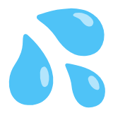 Google(Android) Sweat Droplets Emoji