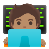 Google(Android) Technologist: Medium Skin Tone Emoji