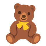 Google(Android) Teddy Bear Emoji