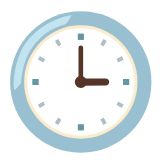 Google(Android) Three O’Clock Emoji