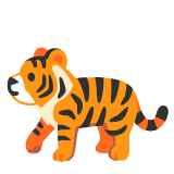 Google(Android) Tiger Emoji