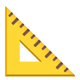 Google(Android) Triangular Ruler Emoji