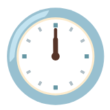 Google(Android) Twelve O’Clock Emoji