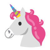 Google(Android) Unicorn Emoji