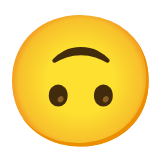 Google(Android) Upside-Down Face Emoji