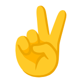 Google(Android) Victory Hand Emoji