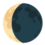 Google(Android) Waning Crescent Moon Emoji