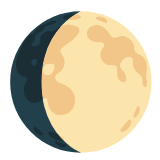 Google(Android) Waxing Gibbous Moon Emoji