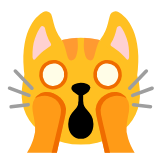 Google(Android) Weary Cat Emoji