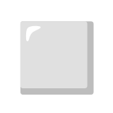 Google(Android) White Medium Square Emoji